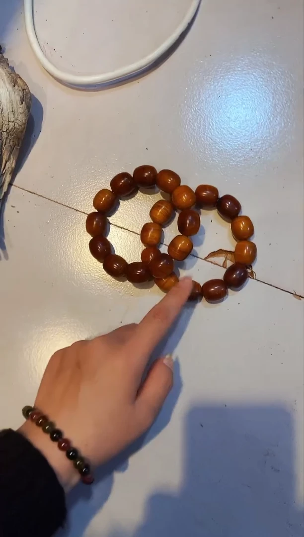 柏木（崖柏）大黑枣单条太行崖柏陈化手把手串