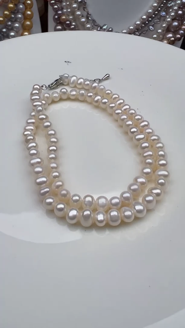 淡水珍珠未镶嵌颈饰1