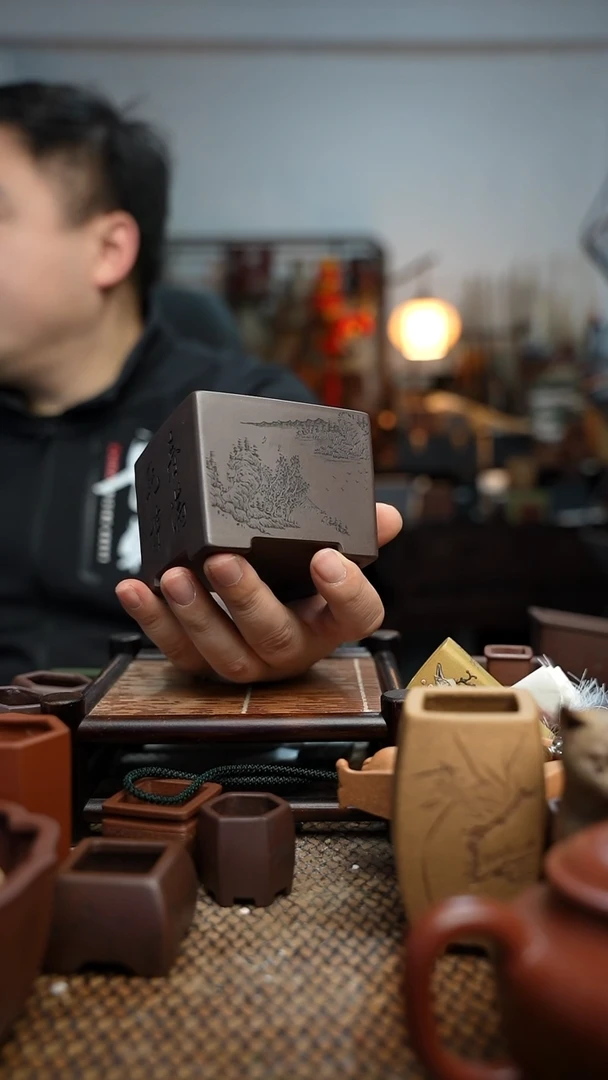 紫砂花盆C***n長木軒精品紫砂