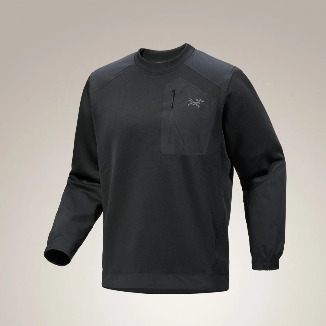 ARC'TERYX/始祖鸟 Konseal Pullove 男款 抓绒打底秋冬保暖刺绣标