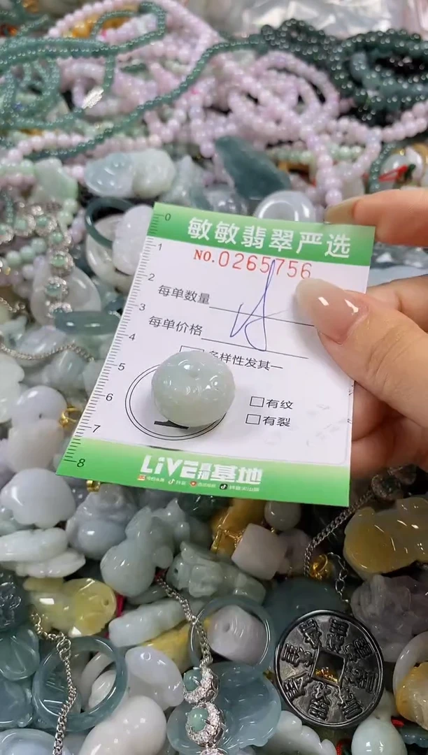 翡翠未镶嵌颈饰闪购0265756