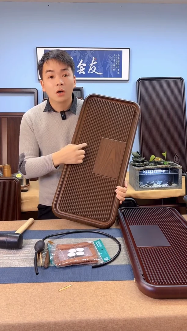 【闪购商品】凌龙黄色款式茶盘70*32*4
