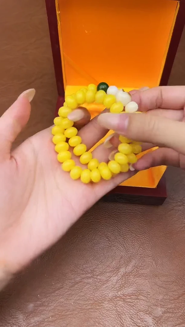万家文玩阁黄玉菩提链接@@L007