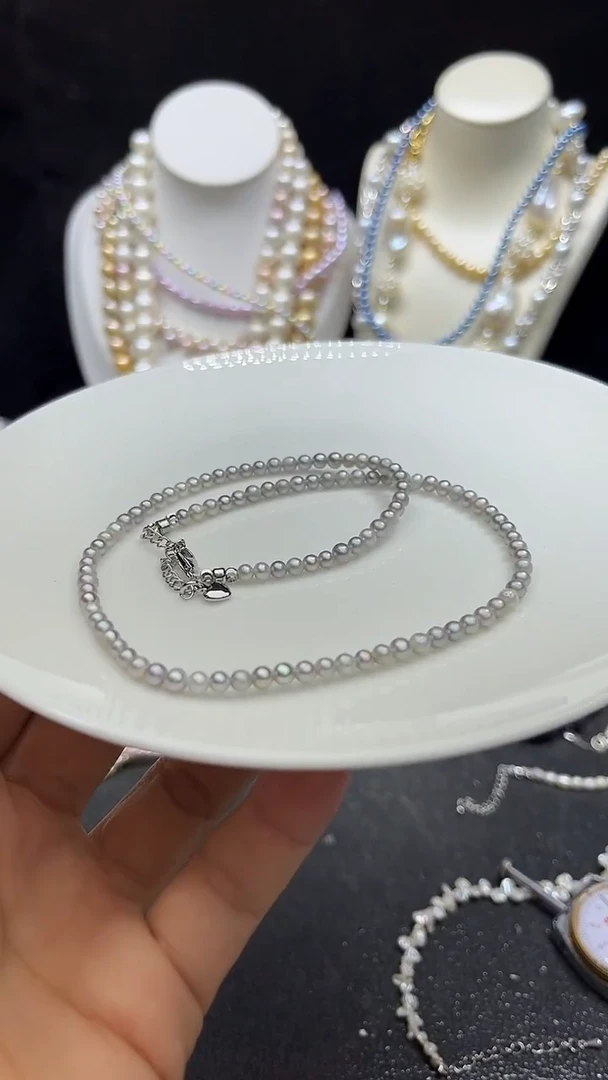 颈饰未镶嵌淡水珍珠多人