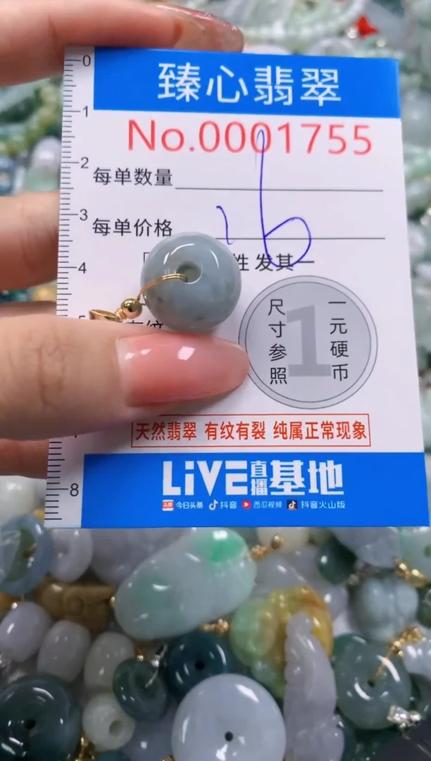 翡翠未镶嵌颈饰1755