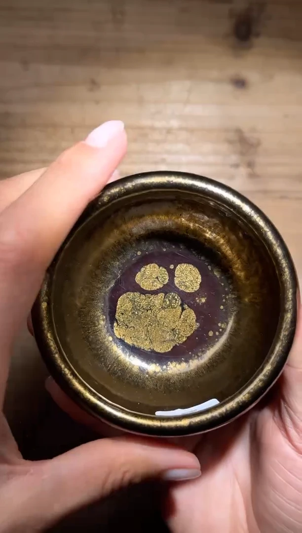 【闪购商品】茶盏黄美金建盏精品分享210