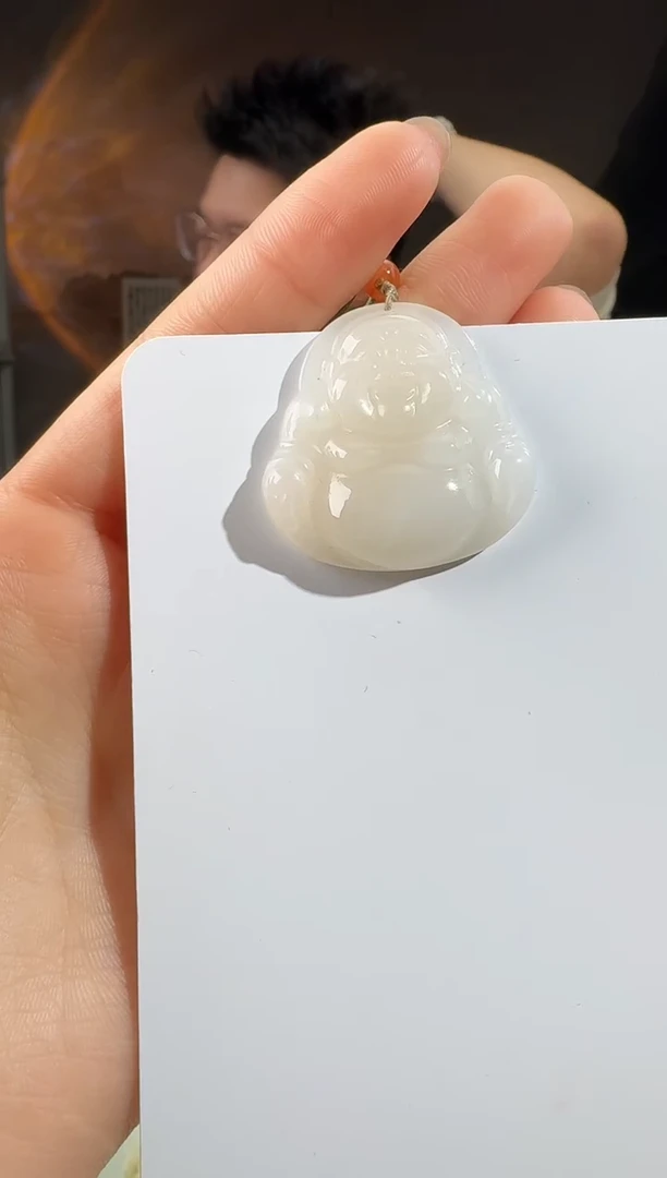 颈饰未镶嵌和田玉35佛公多样性发其一