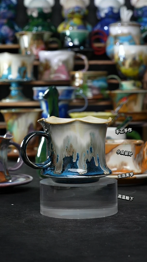 设计师款景德镇森涩手创陶瓷（食品级）985