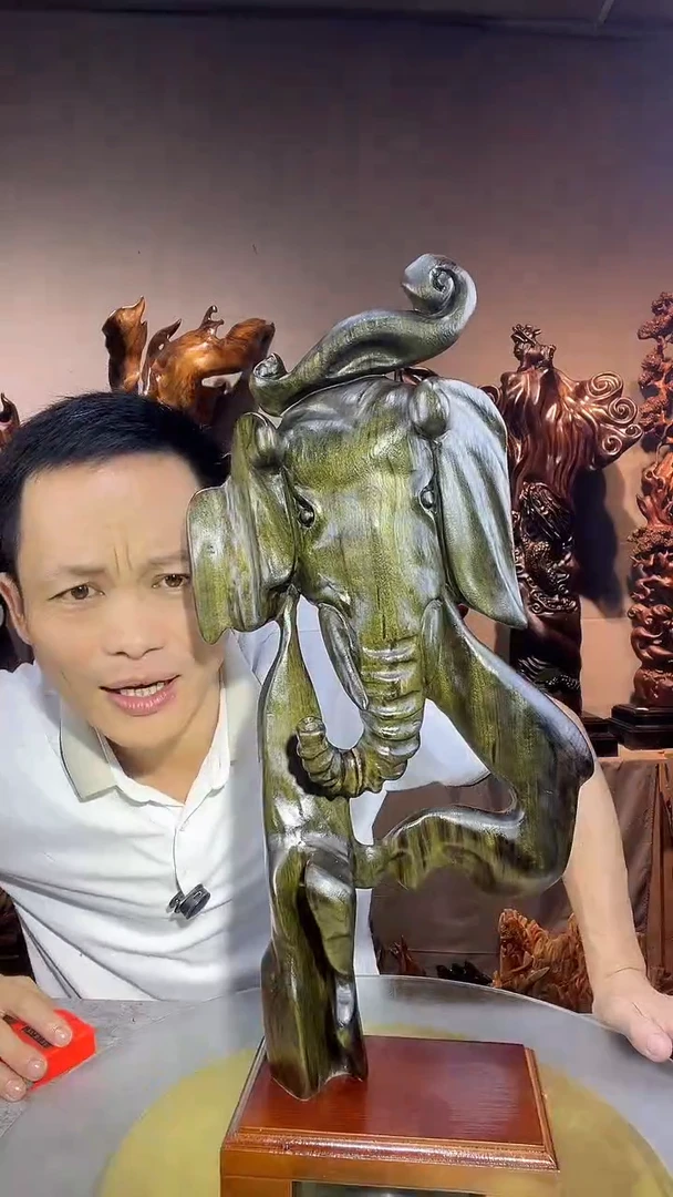 金丝楠艾***业小叶桢楠随行摆件16