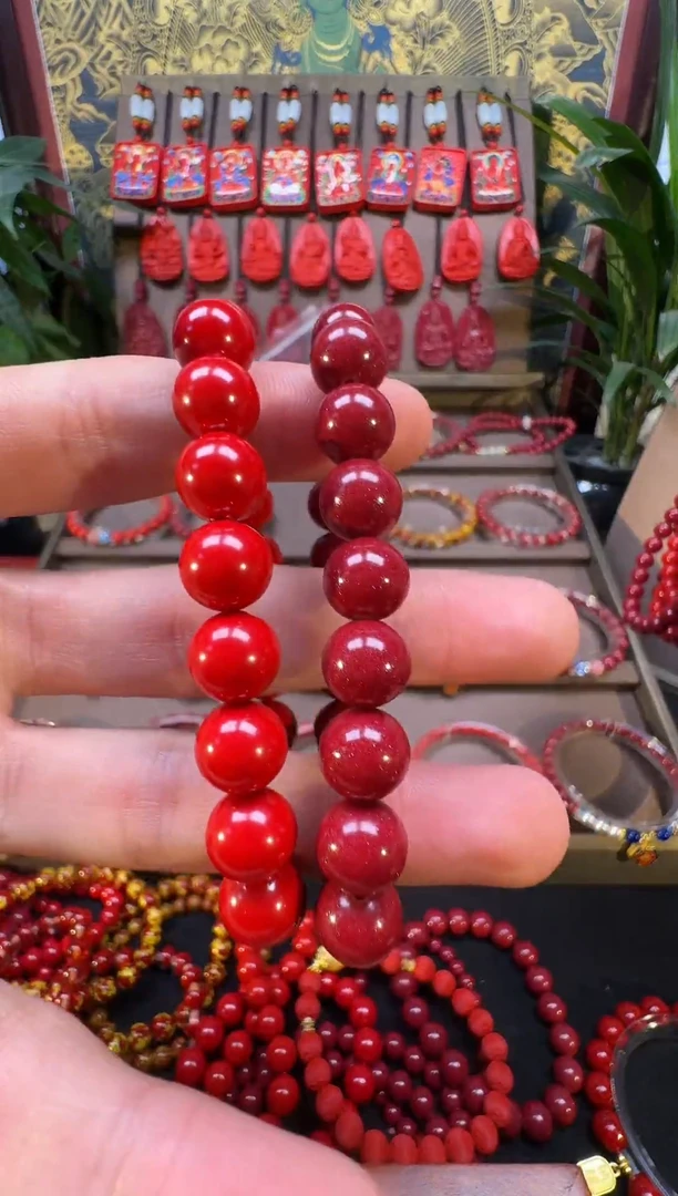 天然辰砂紫金砂帝王砂双合一朱砂