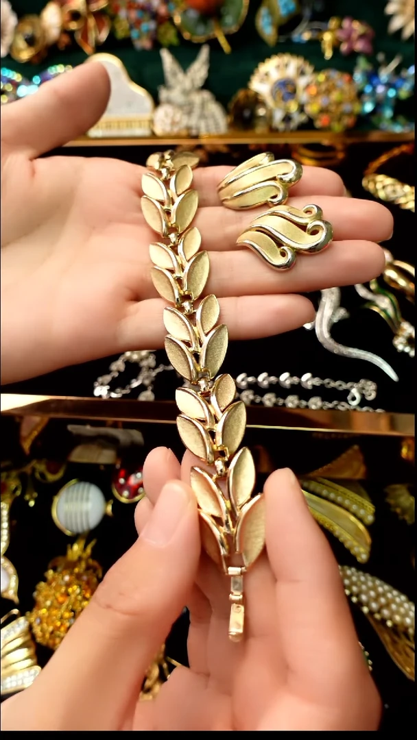 纯铜花岗石纯铜锡合金可***易项链耳环套装