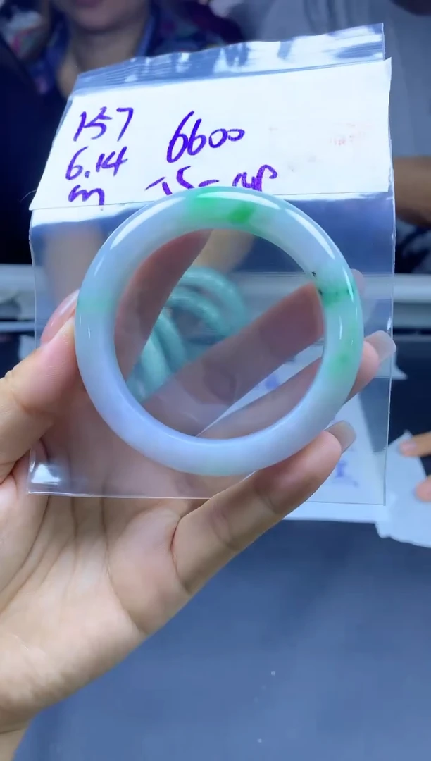 定制翡翠未镶嵌157手镯55+6600元+拍一发一