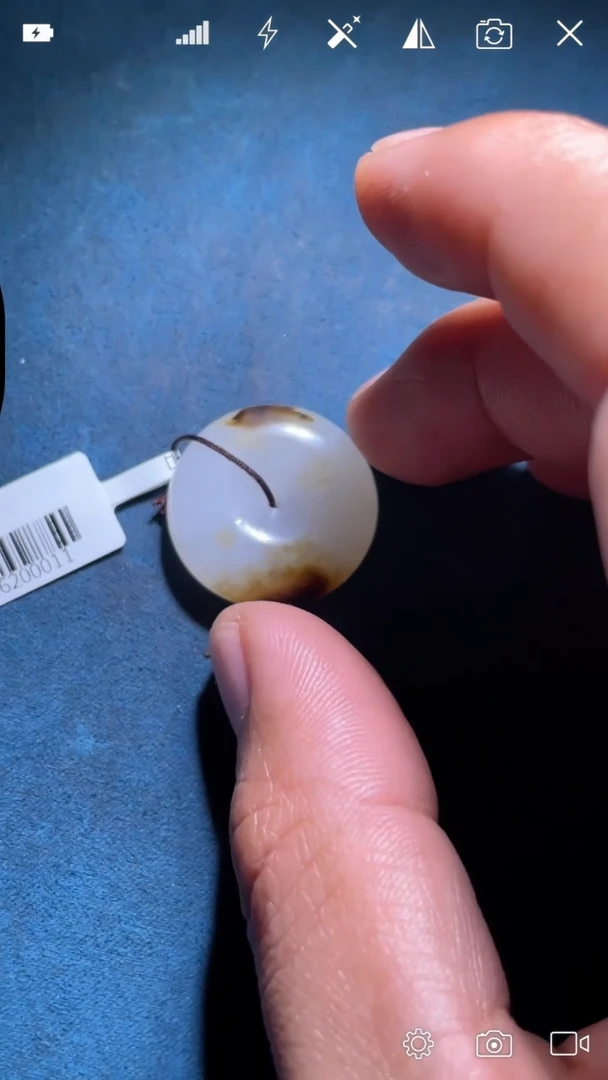 未镶嵌和田玉挂件Q001562  平安扣