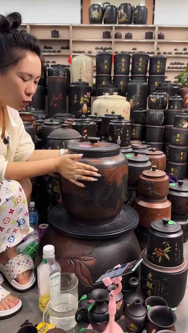 罐大瑕疵 小茶缸盖扭裂  087