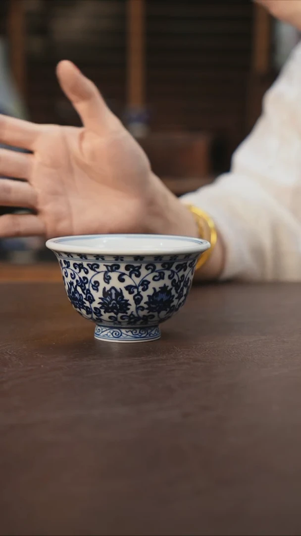 杯景德镇陶瓷杯碗柴烧多人