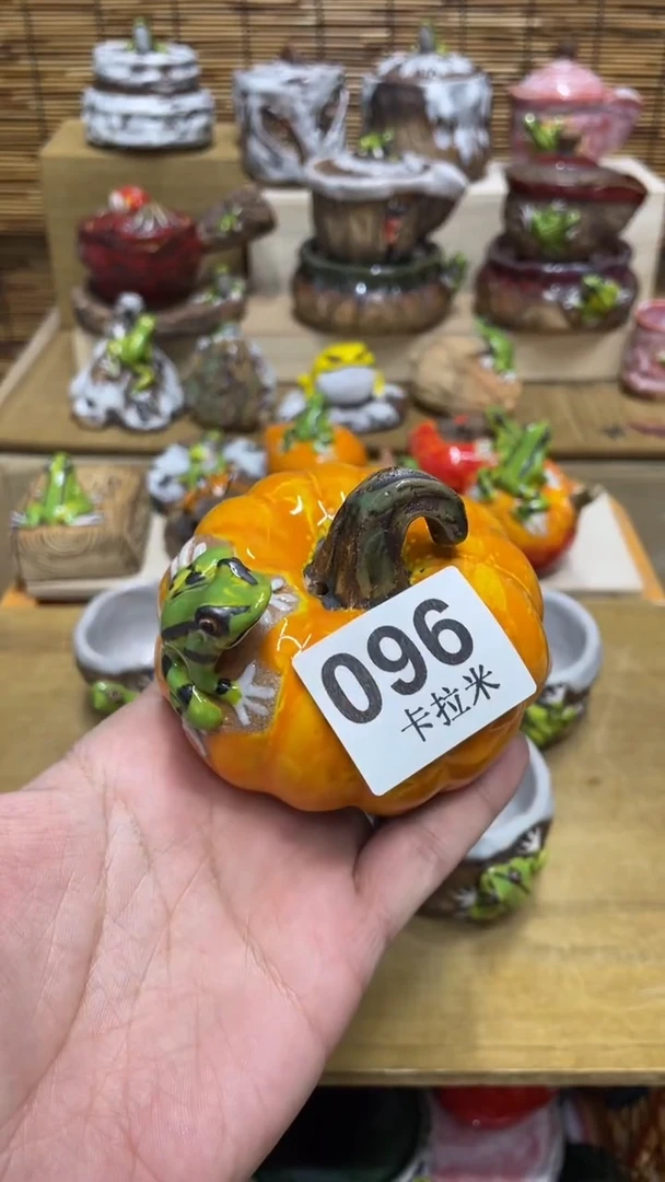 清**堂096精美粗陶手工柴烧