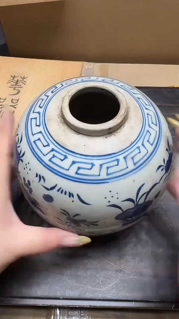 大***畔回流瓷器摆件老破旧