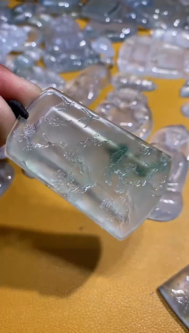 翡翠挂件未镶嵌拾*?山水15800