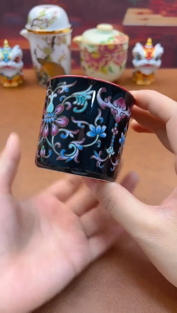 陶瓷茶具摆件旅行套组