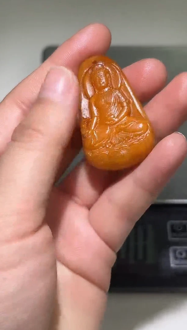 裸石琥珀未镶嵌琥珀蜜蜡吊坠