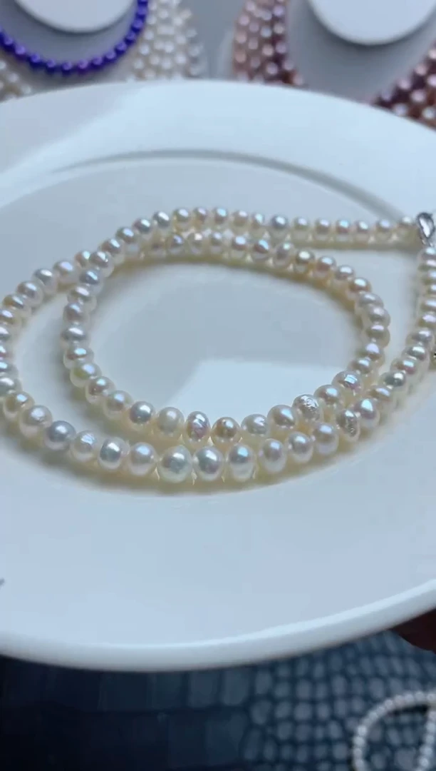 淡水珍珠未镶嵌颈饰2140