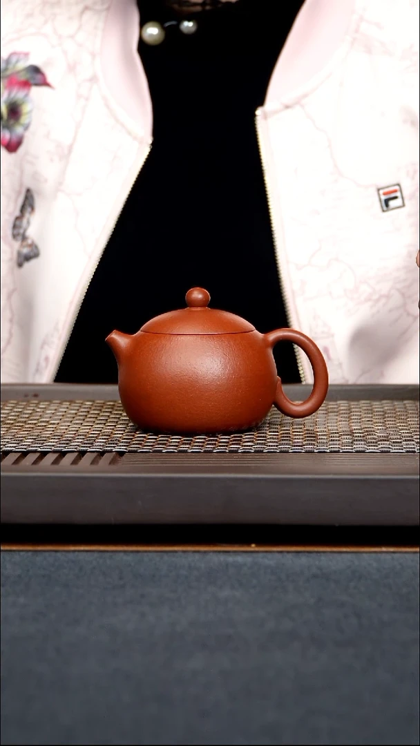 茶壶朱泥西施原矿零添加小煤窑生砂朱泥全手工制作230毫升