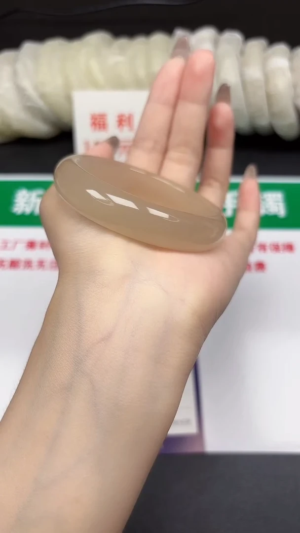 和田玉手镯未镶嵌114-8-56