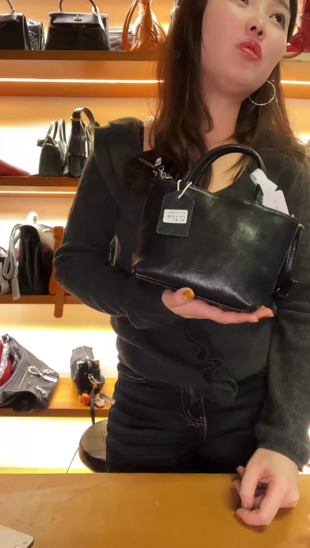 牛皮（革）高端订制时尚百搭女士手提斜跨包