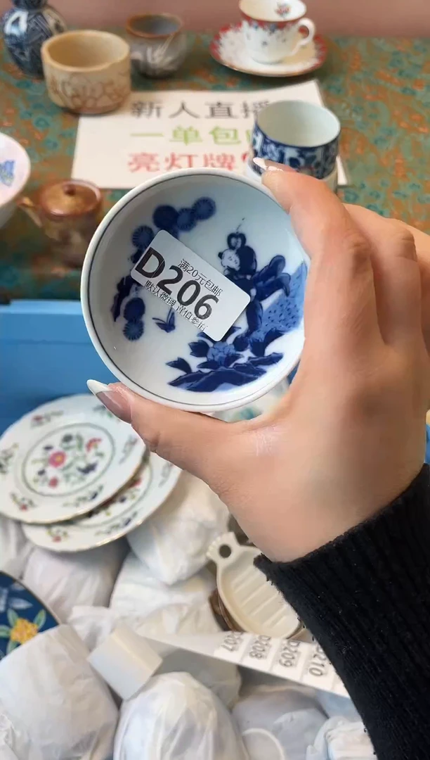 瓷片张***.瓷器瓷器D206