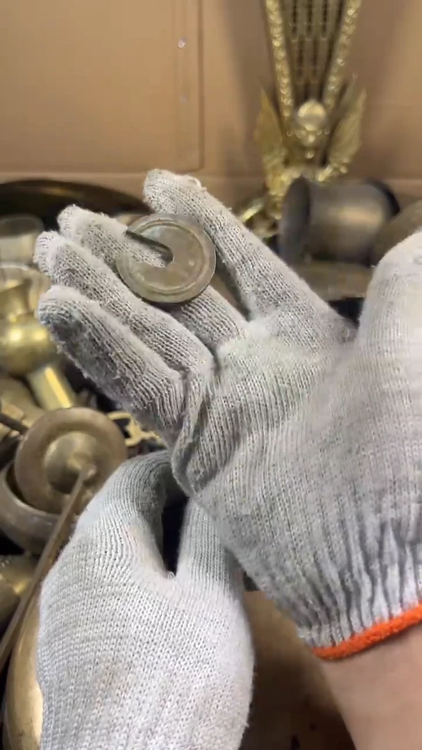 咸****心亿锦铜回流铜器摆件12