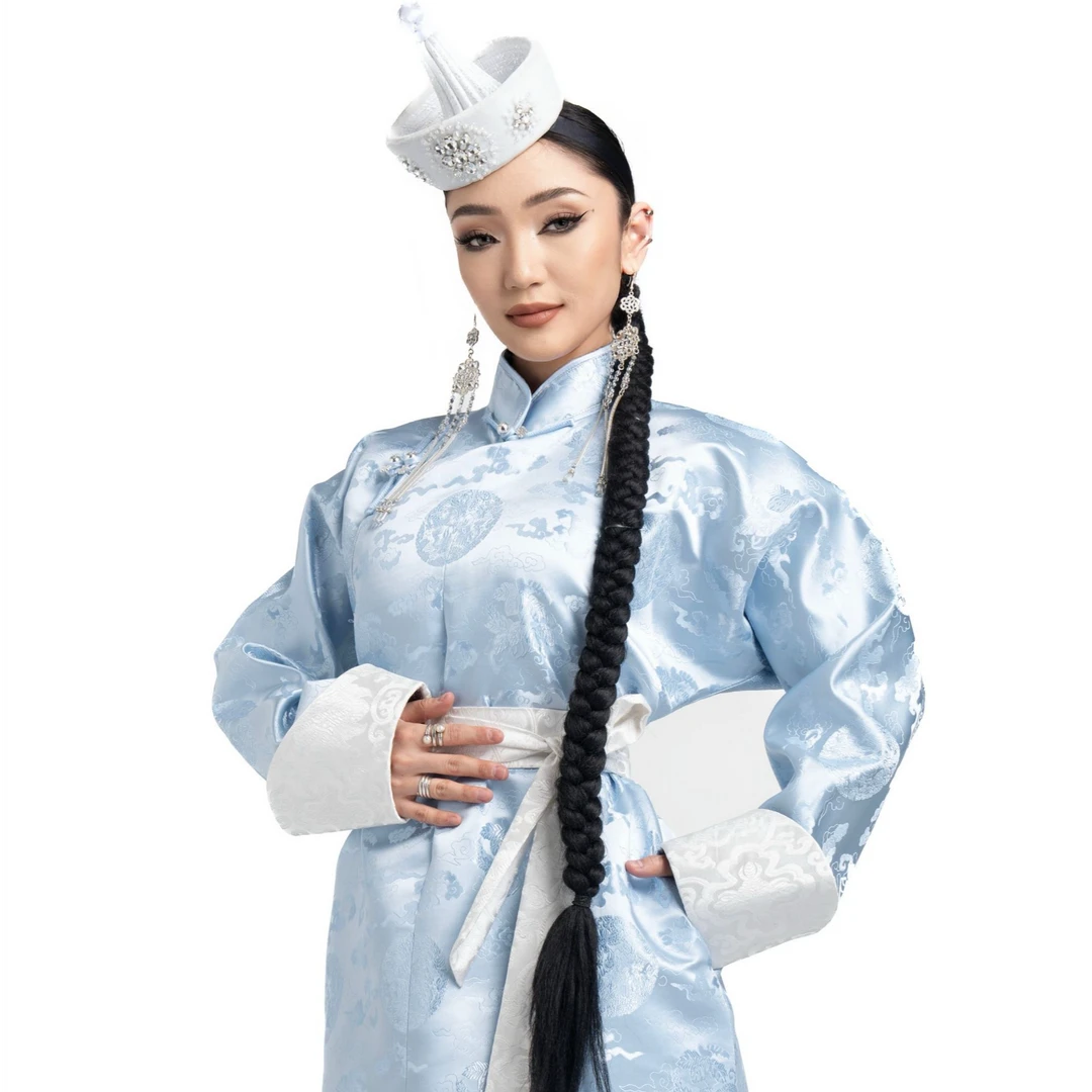 【黛尔玛精品服饰4】设计师四季款女士民族风长款传统袍X6006