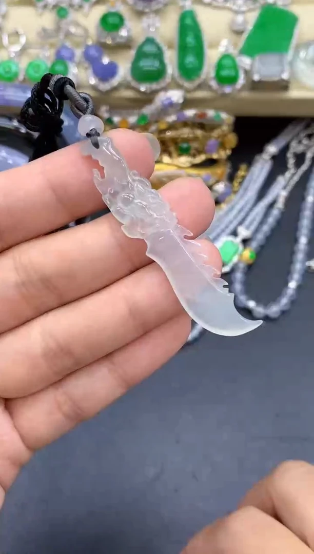 颈饰未镶嵌翡翠189-中国好珍宝