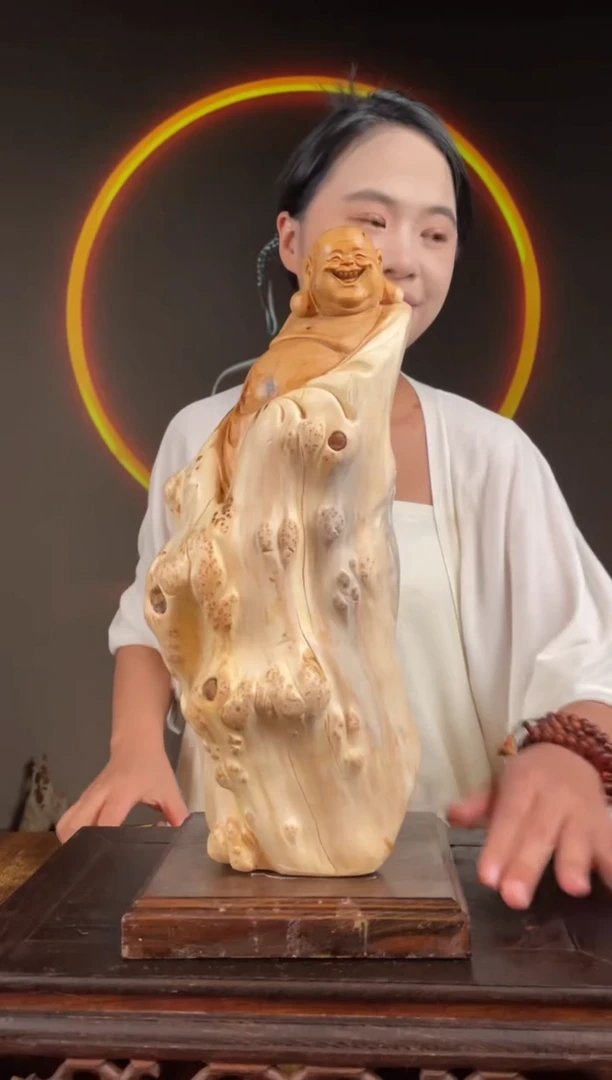 柏木（崖柏）手工摆件,先抢先得 编号:244