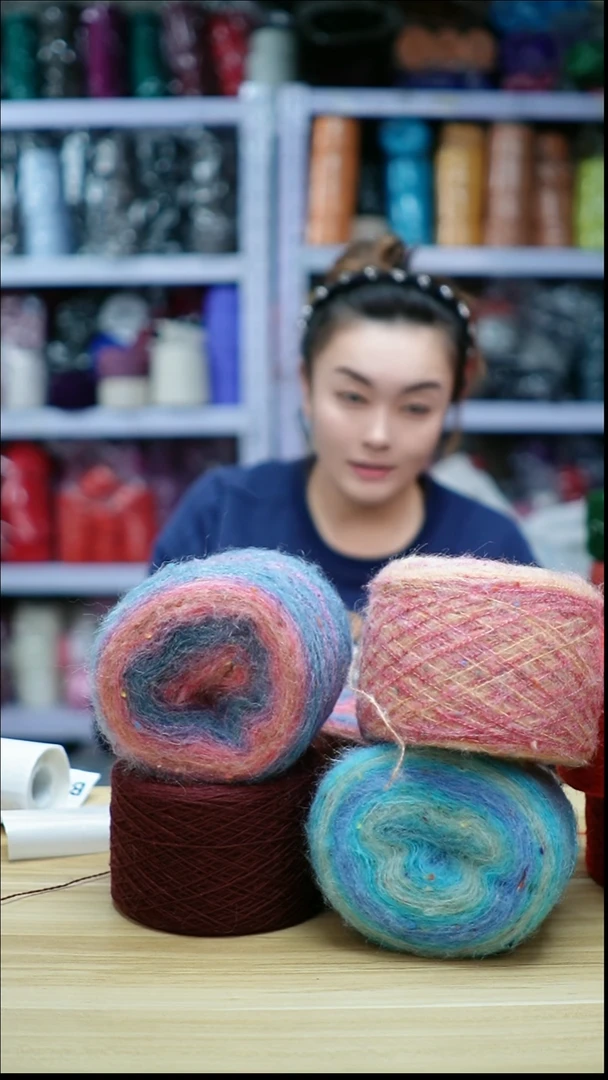 羊毛欢姐手编线B007