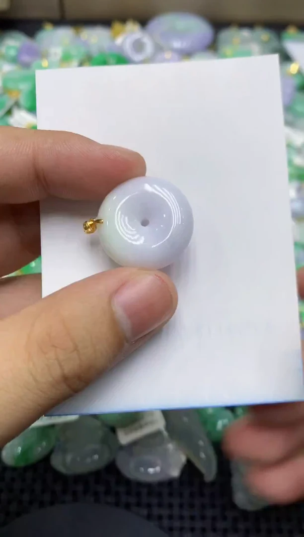 颈饰未镶嵌翡翠天然缅甸翡翠A货