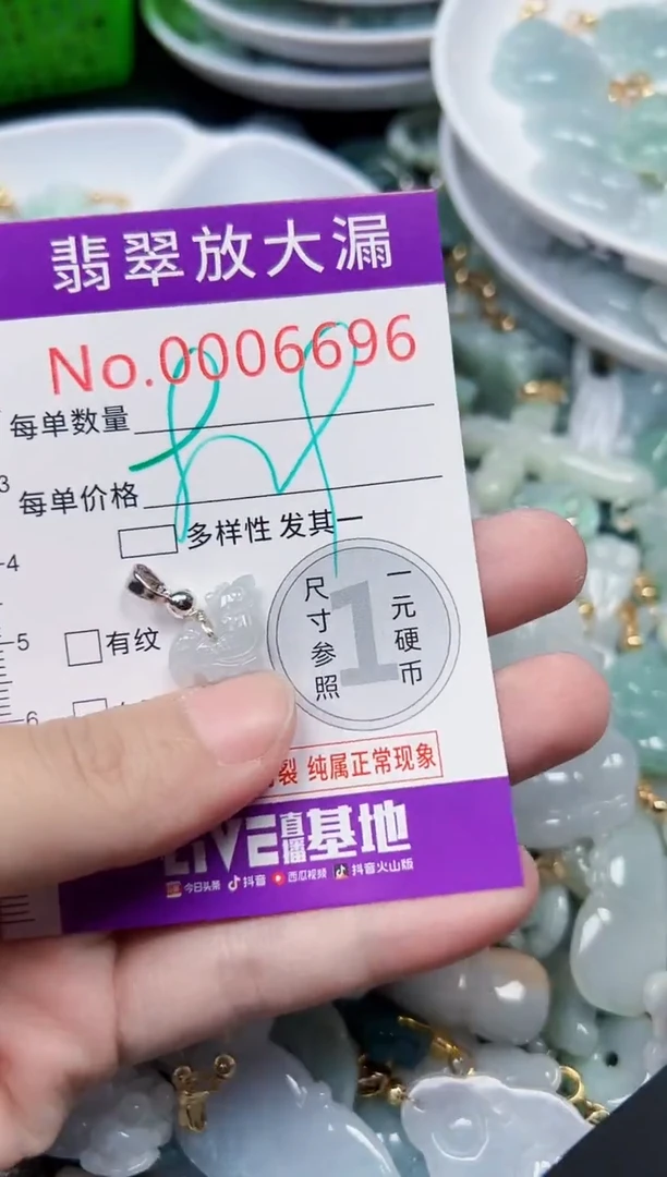 颈饰未镶嵌翡翠6696