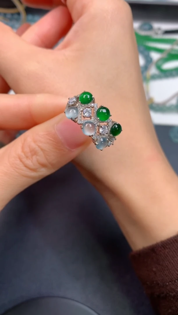 【闪购商品】翡翠颈饰银S925镶嵌1035308119