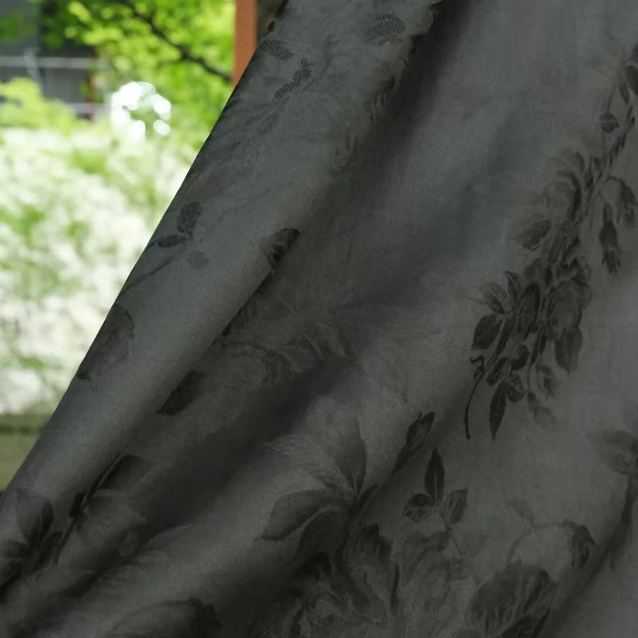 真丝香云纱花罗吊带裙（不支持七天无理由）