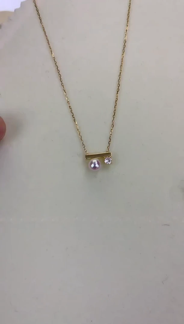 银S925镶嵌DA海水珍珠 GD041 套链