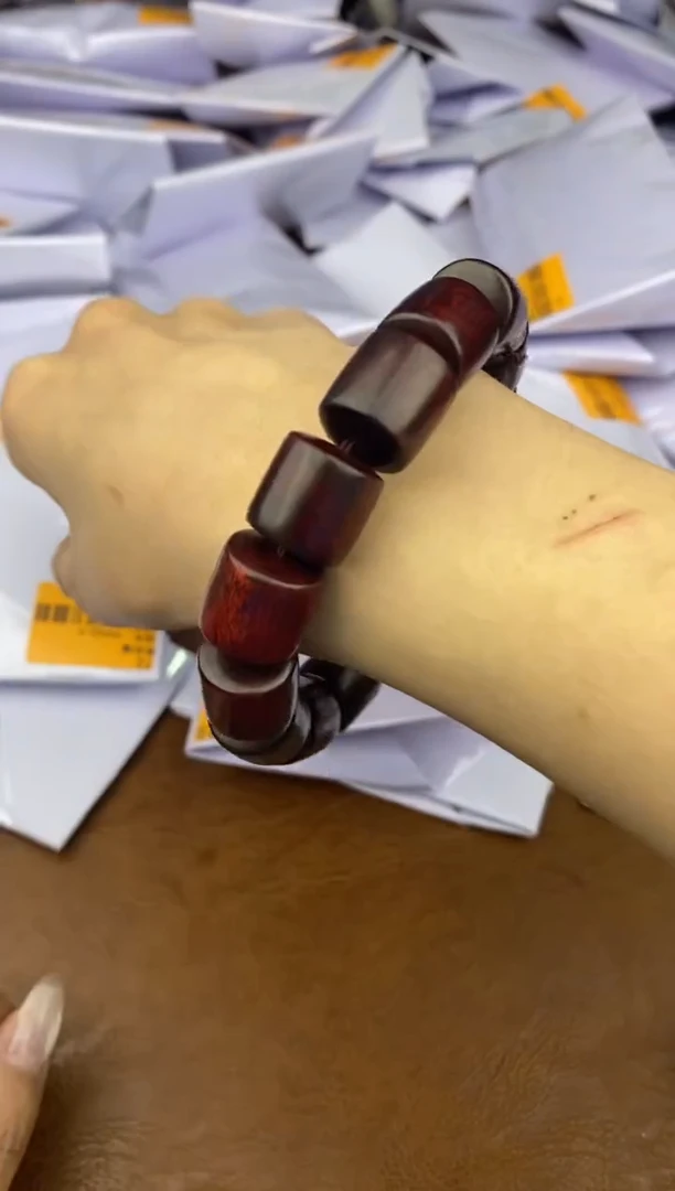 小叶紫檀桶珠商品链接@@YS975