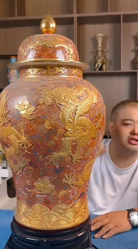 摆件景德镇陶瓷青花摆件44