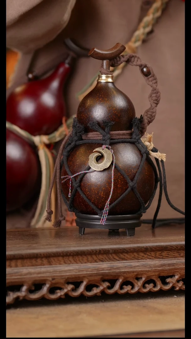 55号精品天然大漆酒葫芦一物一拍~