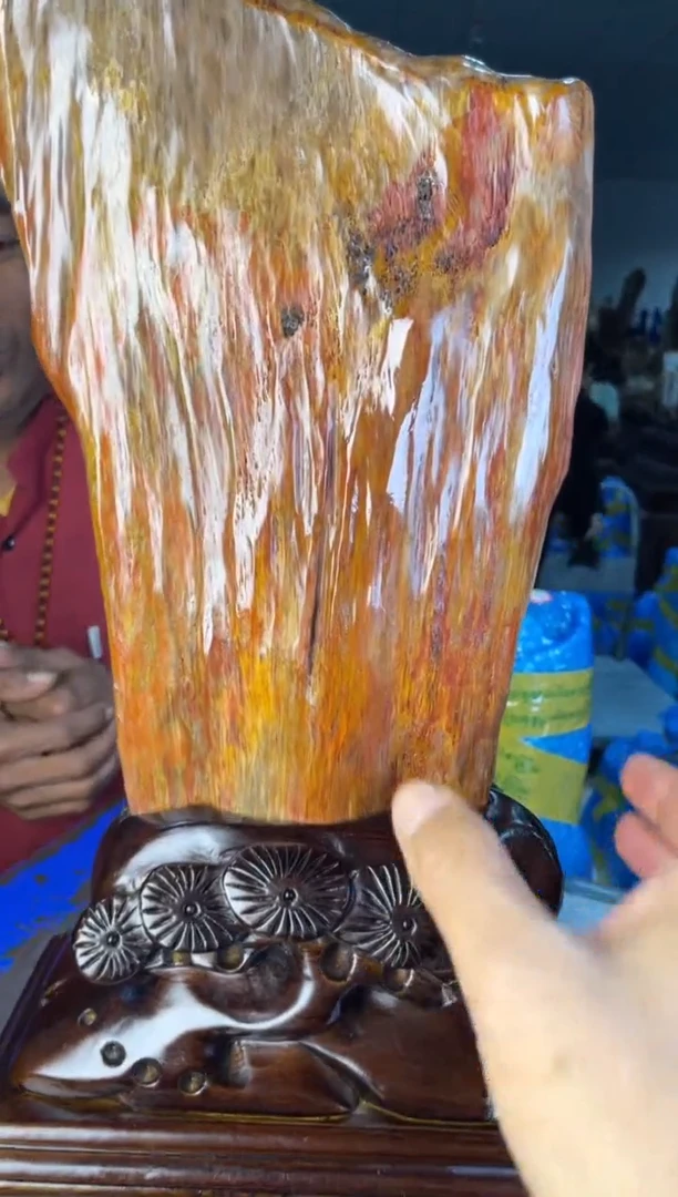 未镶嵌摆件硅化玉50