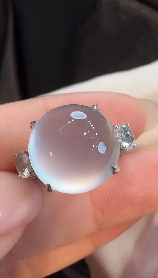 18K金镶嵌戒指翡翠AL6戒指