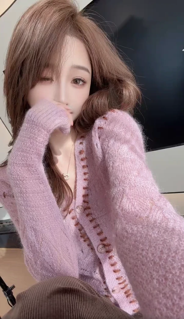 2025新款秋季流行穿搭针织衫女减龄百搭独特超好看漂亮的上衣服