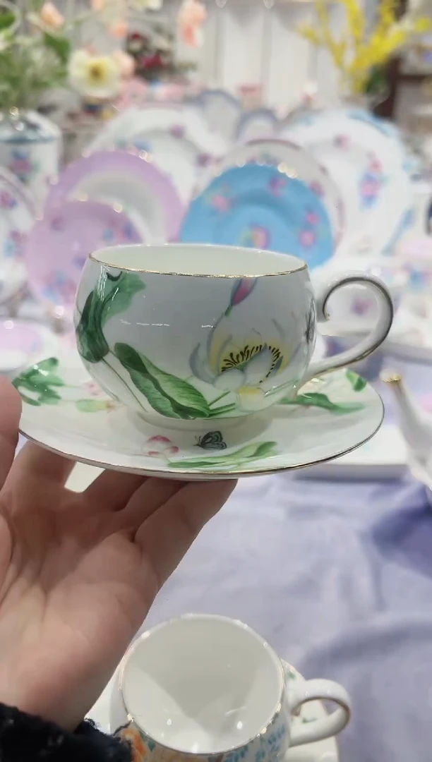 【闪购商品】骨瓷杯碟·