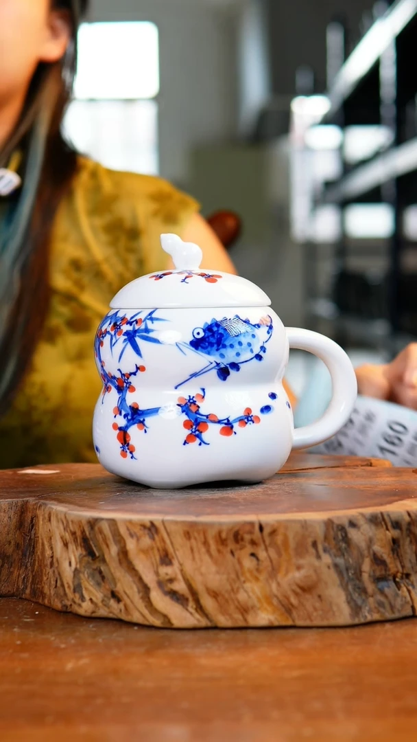 杯子155景德镇老陶泥杯子