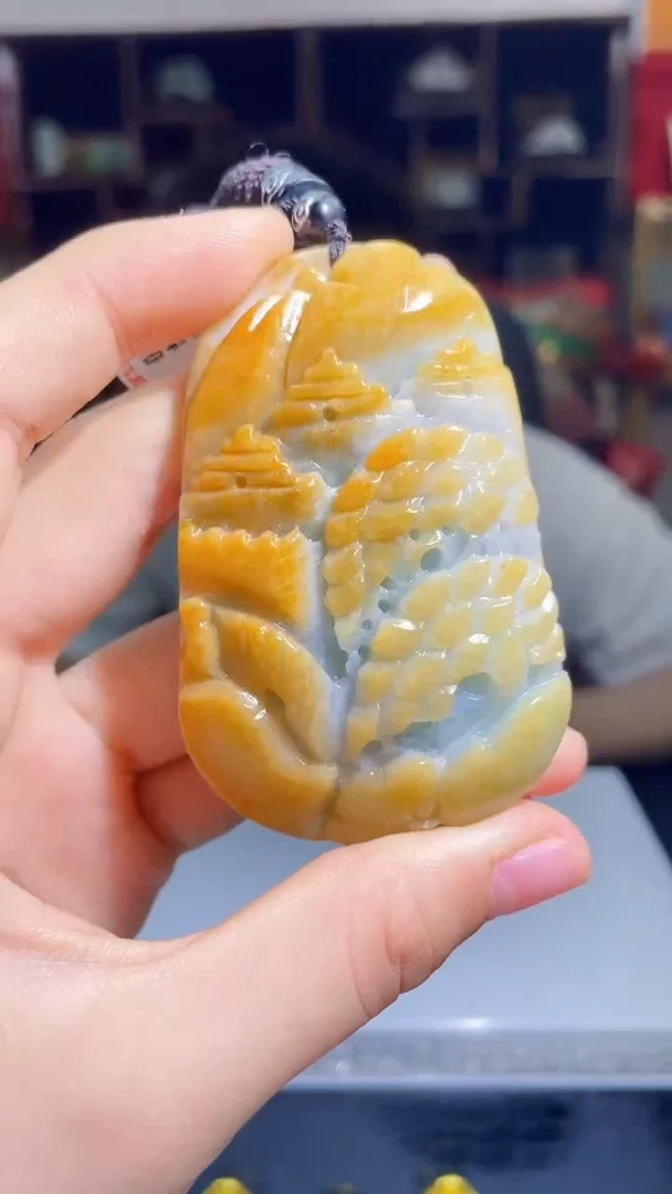 翡翠未镶嵌吊坠(不含链)E65