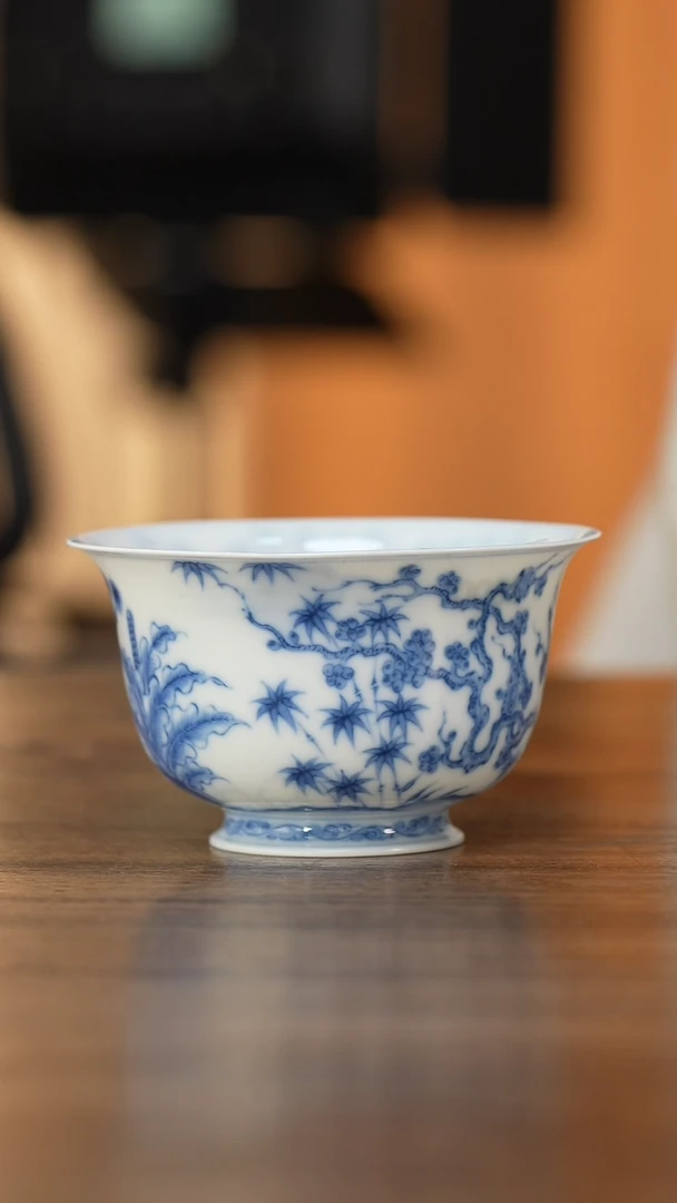 【闪购商品】望月怀古 超薄胎松竹梅