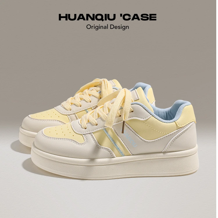 环球板鞋女2025新款鞋子女韩版潮流百搭爆款高颜值女厚底休闲单鞋